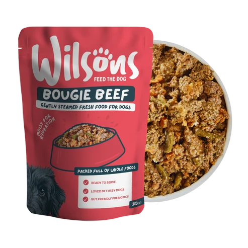 Wilsons Bougie Beef Fresh Dog Food - Cupboard Fresh, Ready to Eat