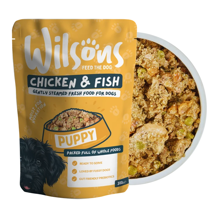 Wilsons Puppy Chicken & Fish Fresh Dog Food - Cupboard Fresh, Ready to Eat