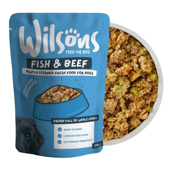 Wilsons Fish and Beef Fresh Dog Food - Cupboard Fresh, Ready to Eat