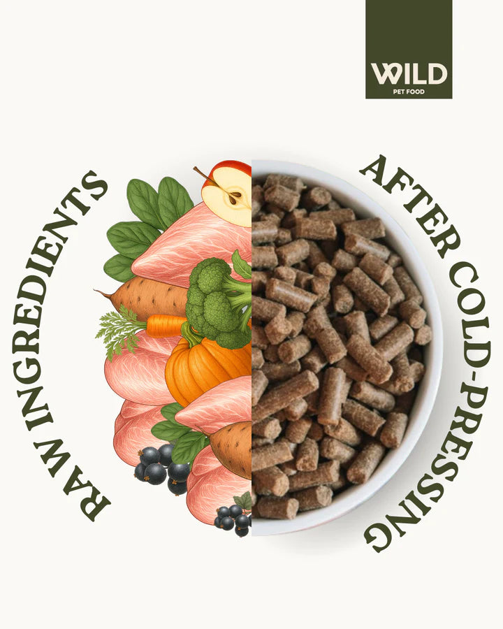 Wild Pet Food Chicken - 80:20 Cold-Pressed (2.5kg)