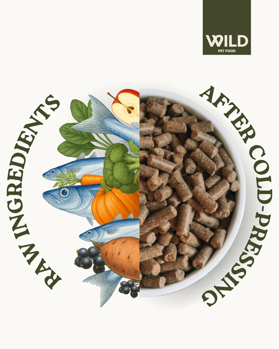 Wild Pet Food Fish - 80:20 Cold-Pressed (2.5kg)