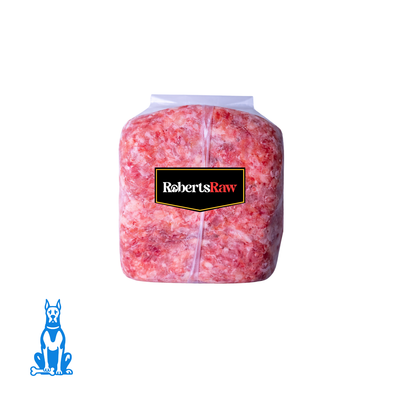 Roberts Raw Turkey and Veg Mince dog food 10kg pack