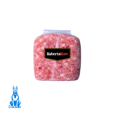 Roberts Raw Turkey and Beef Mince dog food 10kg pack
