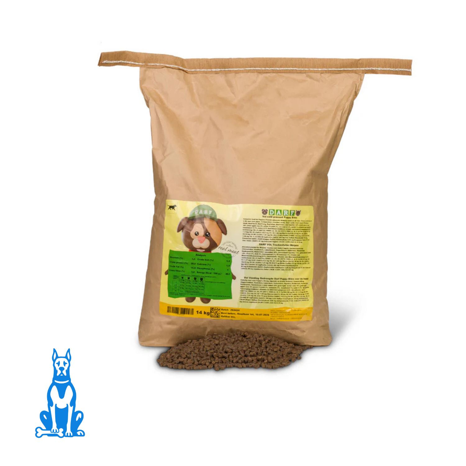 DARF Complete Dry Dog Food for Puppies (4kg)