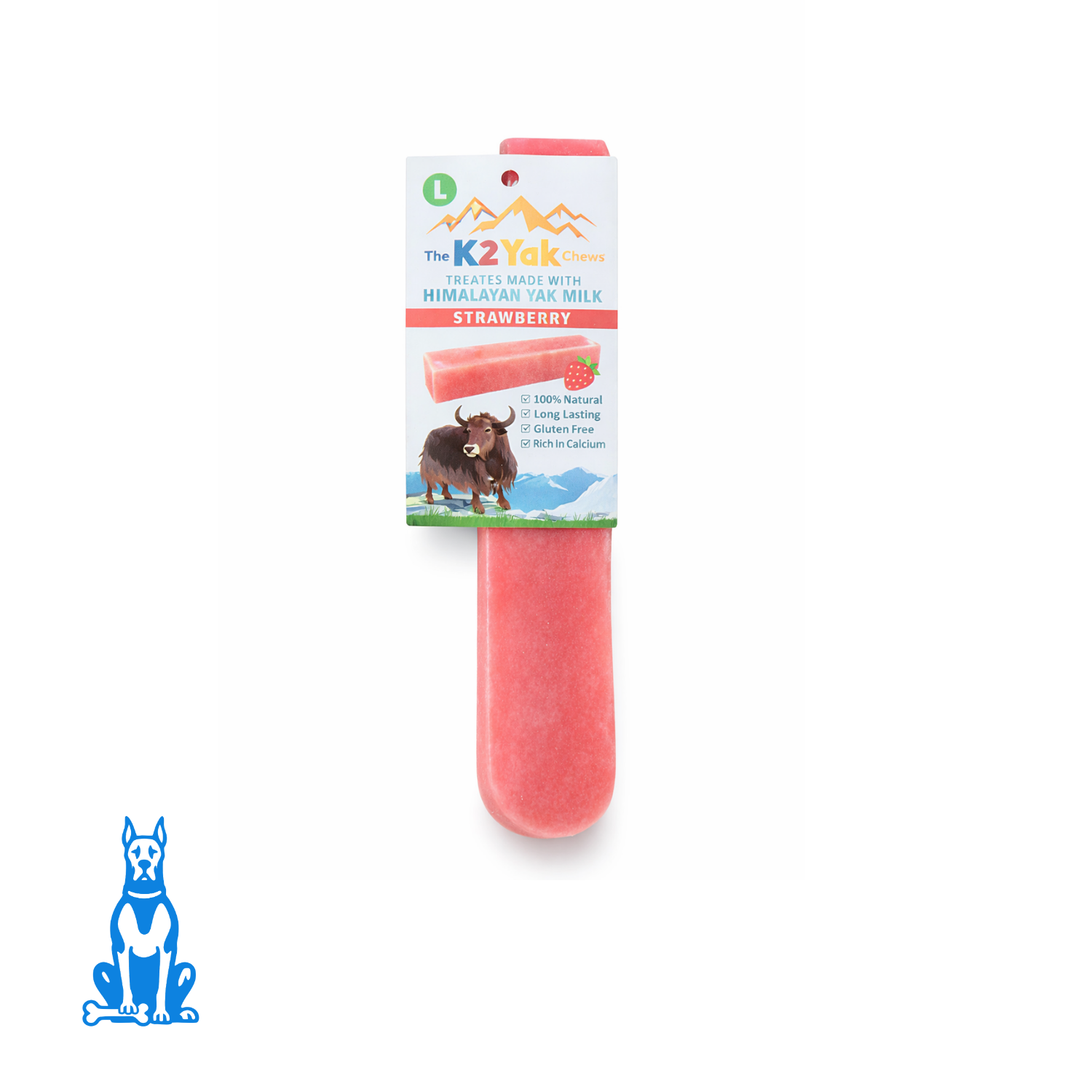 Large Strawberry Yak Bar (15cm)