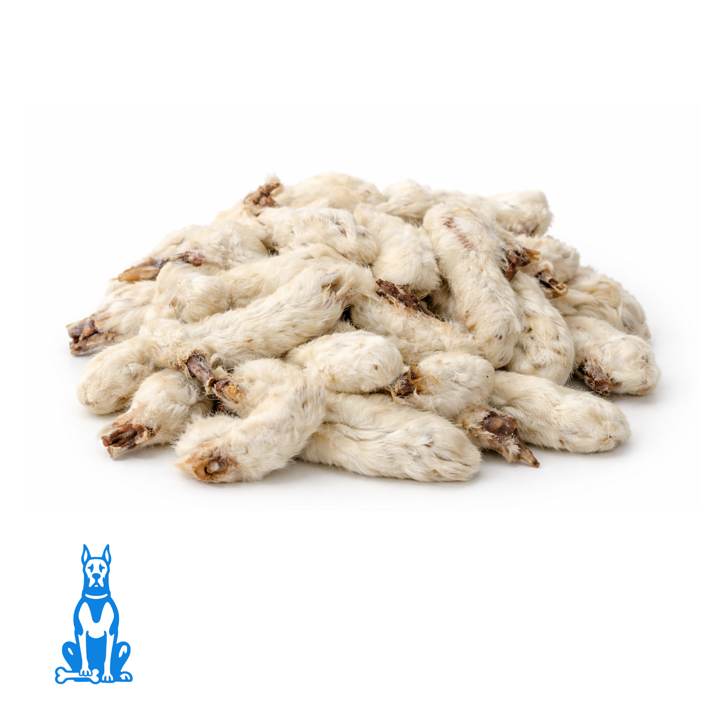 Rabbit Feet with Fur (1kg)