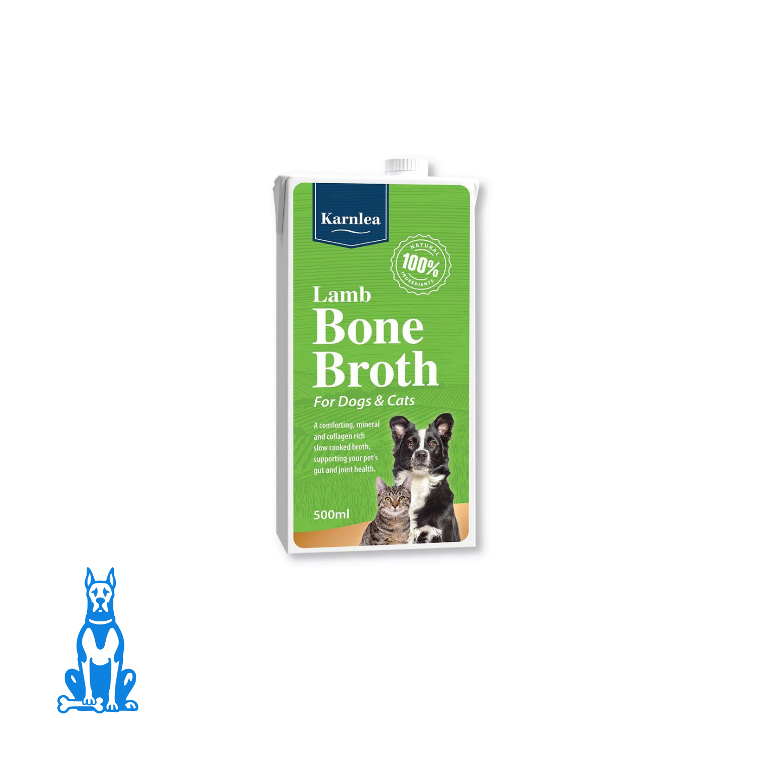 Karnlea Lamb Bone Broth for Dogs and Cats 500ml