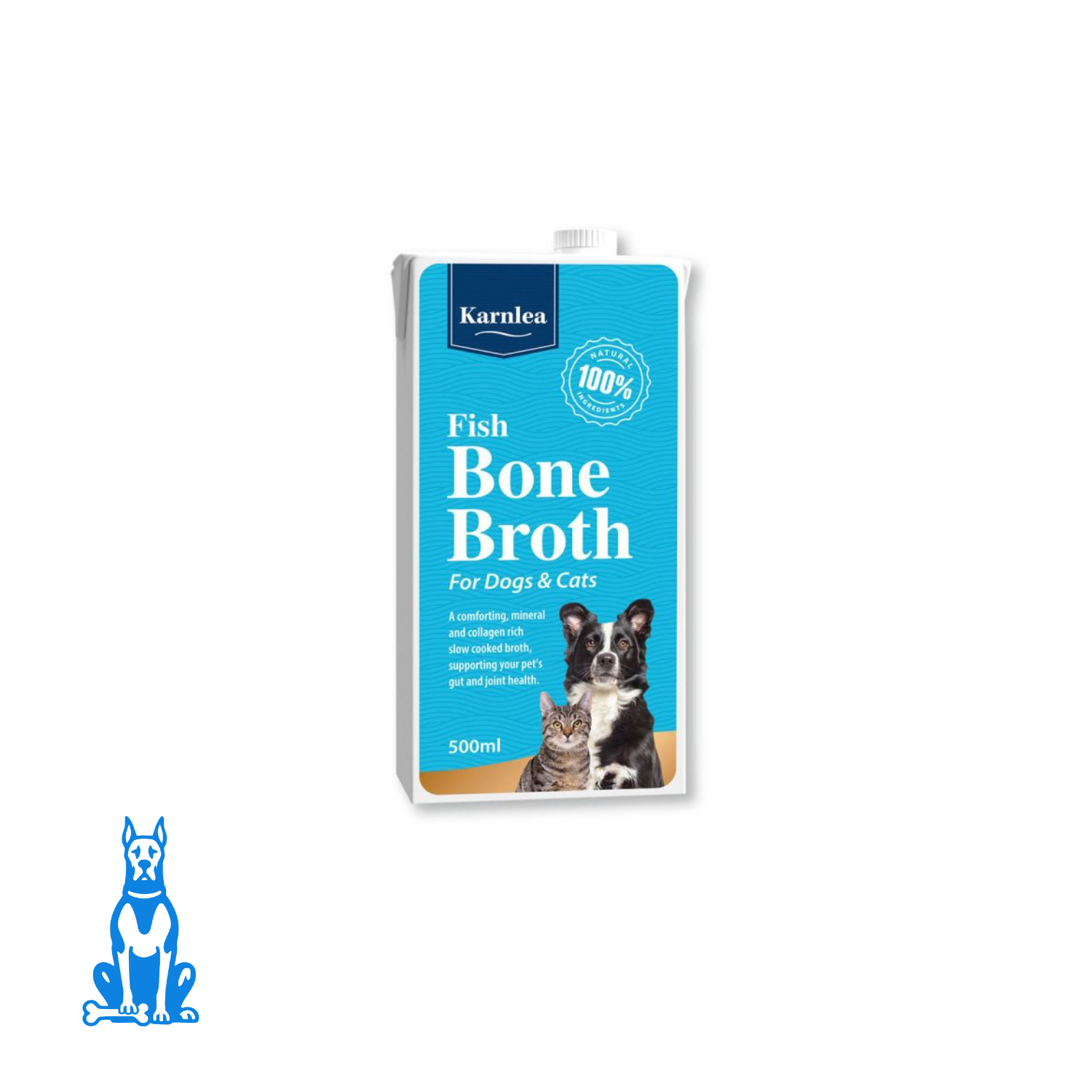 Karnlea Fish Bone Broth for Dogs and Cats 500ml