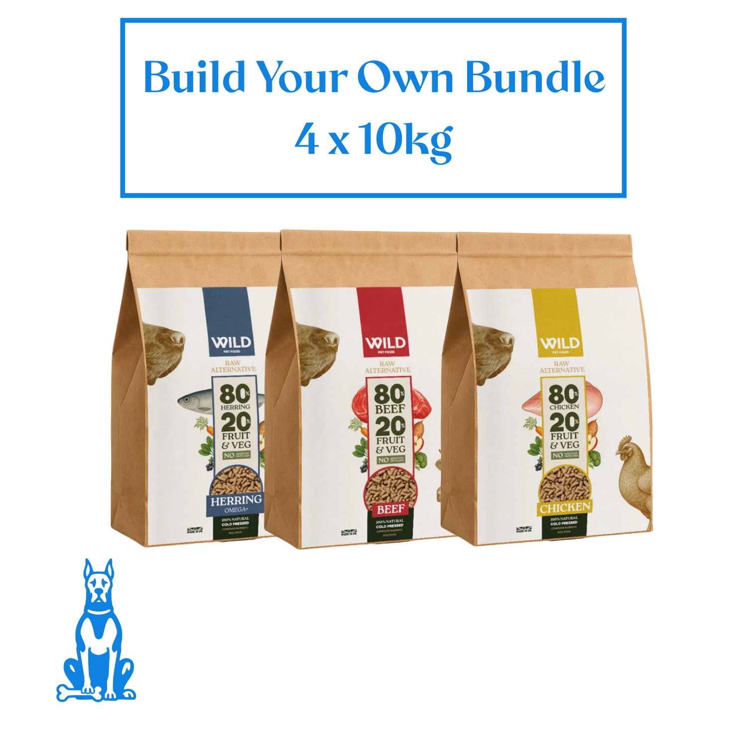 Wild Pet Food - Build Your Own Bundle (PICK 4 X 10KG AND GET 10% OFF)