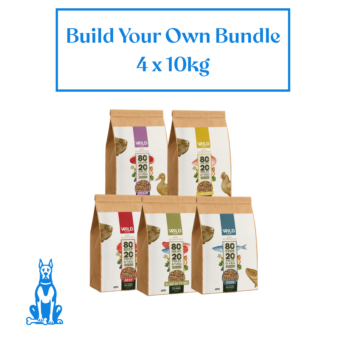 Wild Pet Food - Build Your Own Bundle (PICK 4 X 10KG AND GET 10% OFF)